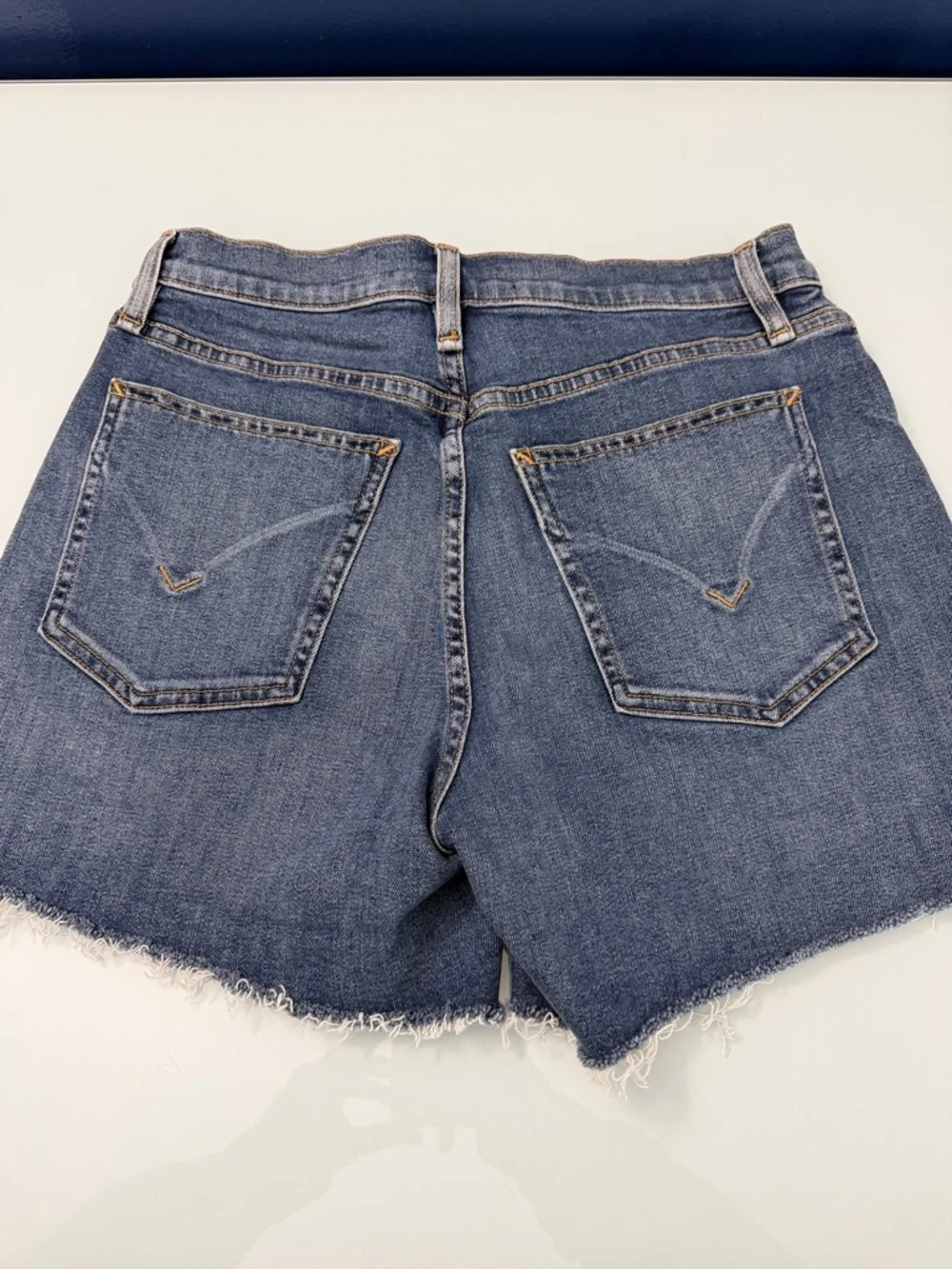 Hudson Devon Biker Denim Shorts